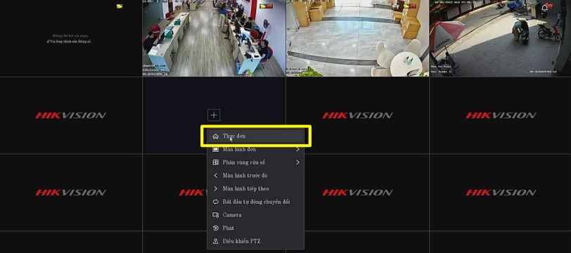 Mục cài đặt thông số mạng TCP/IP trên đầu ghi Hikvision